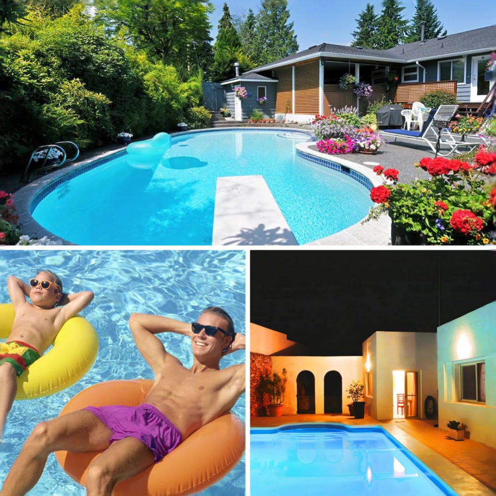 LED Colored Light ($1,200 Value) with your new pool!