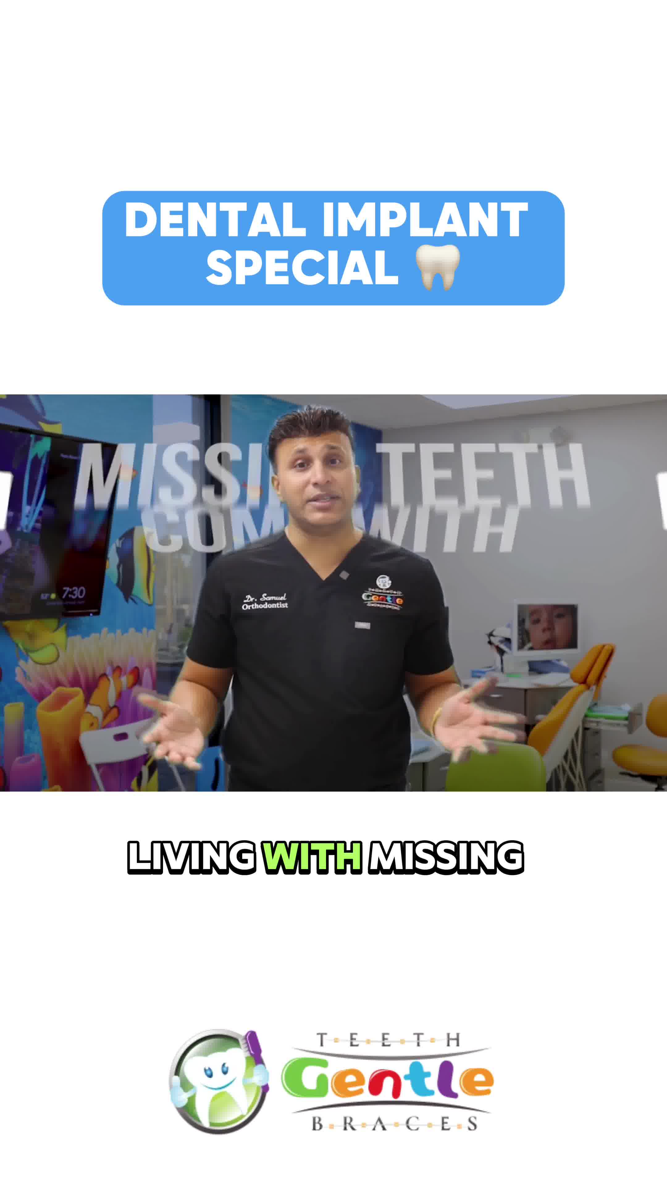 GentleTeeth & Braces Implant Dentist ad creative