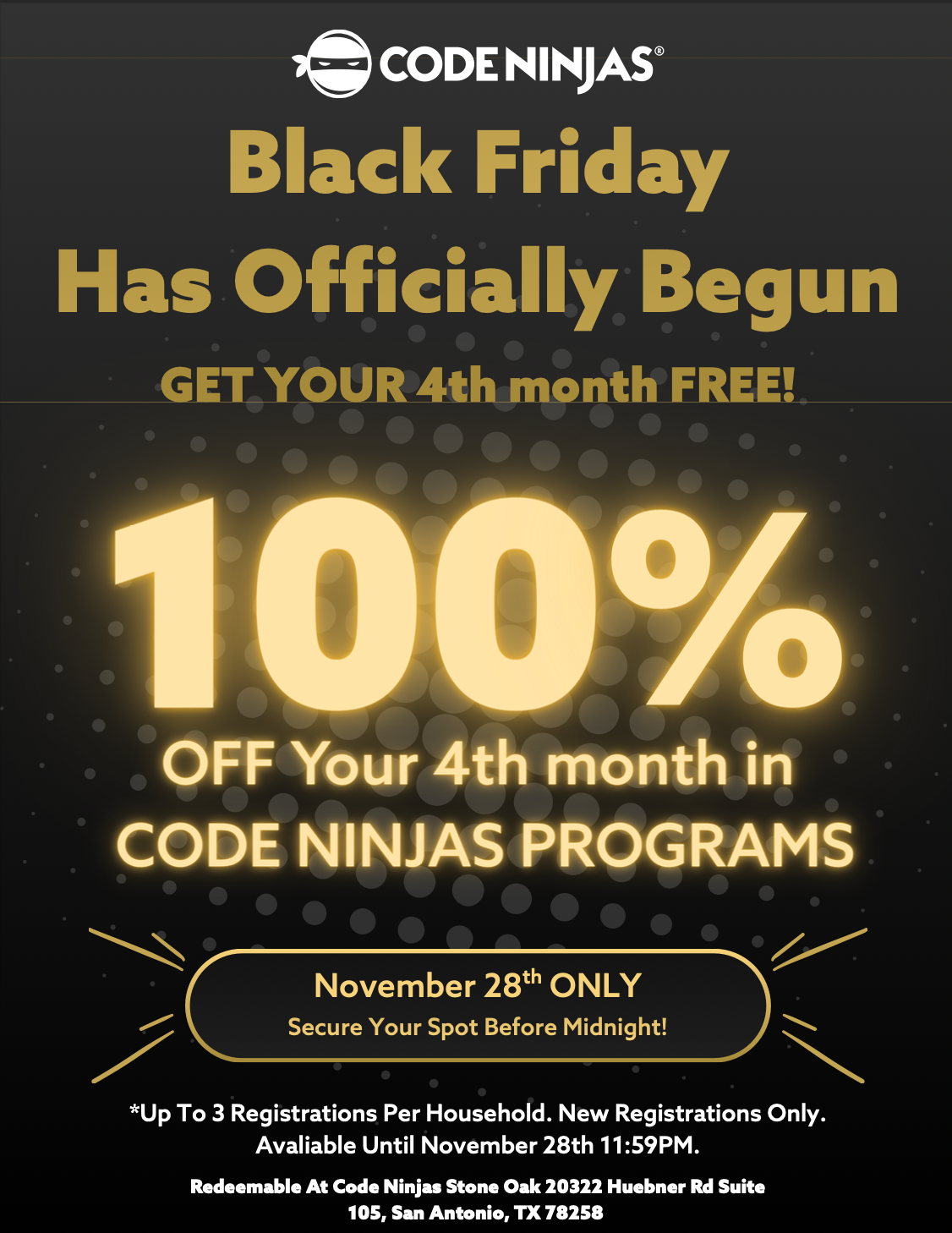 Code Ninjas Test Prep & Tutoring ad creative