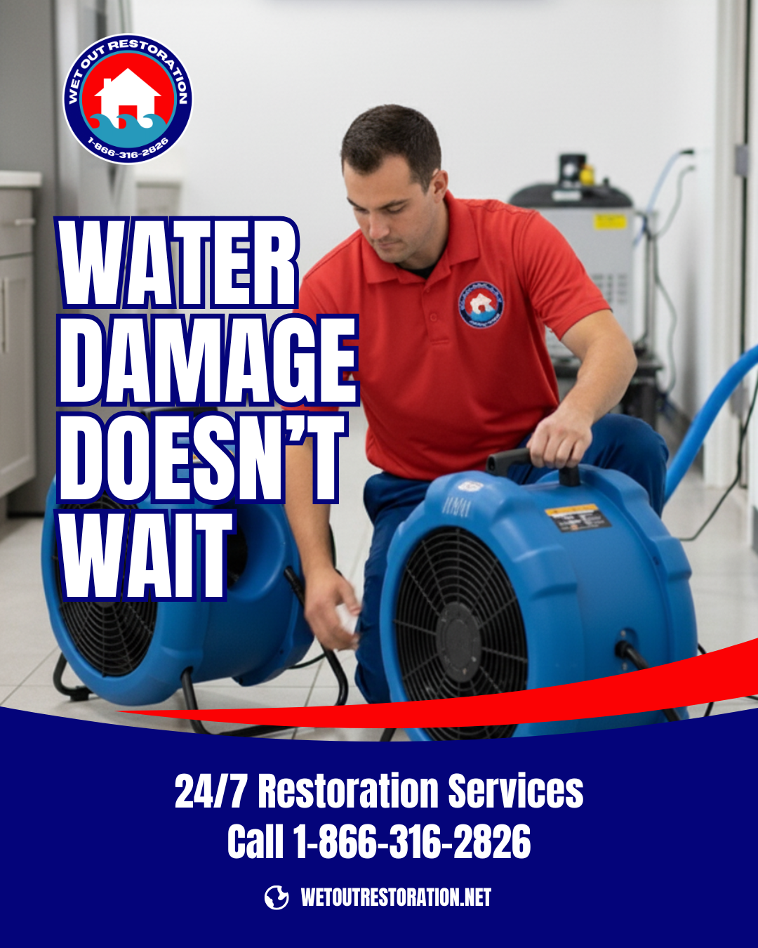 Water Damage Doesn’t Wait