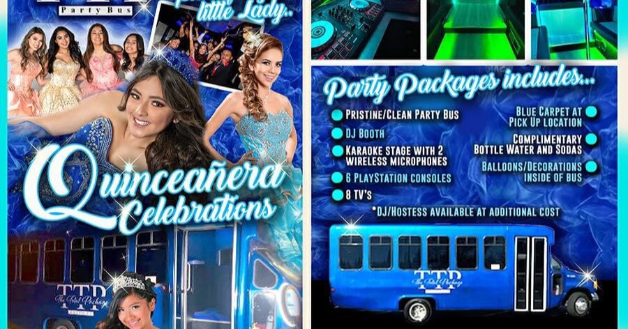 The Total Package Party Bus Limo Service ad creative