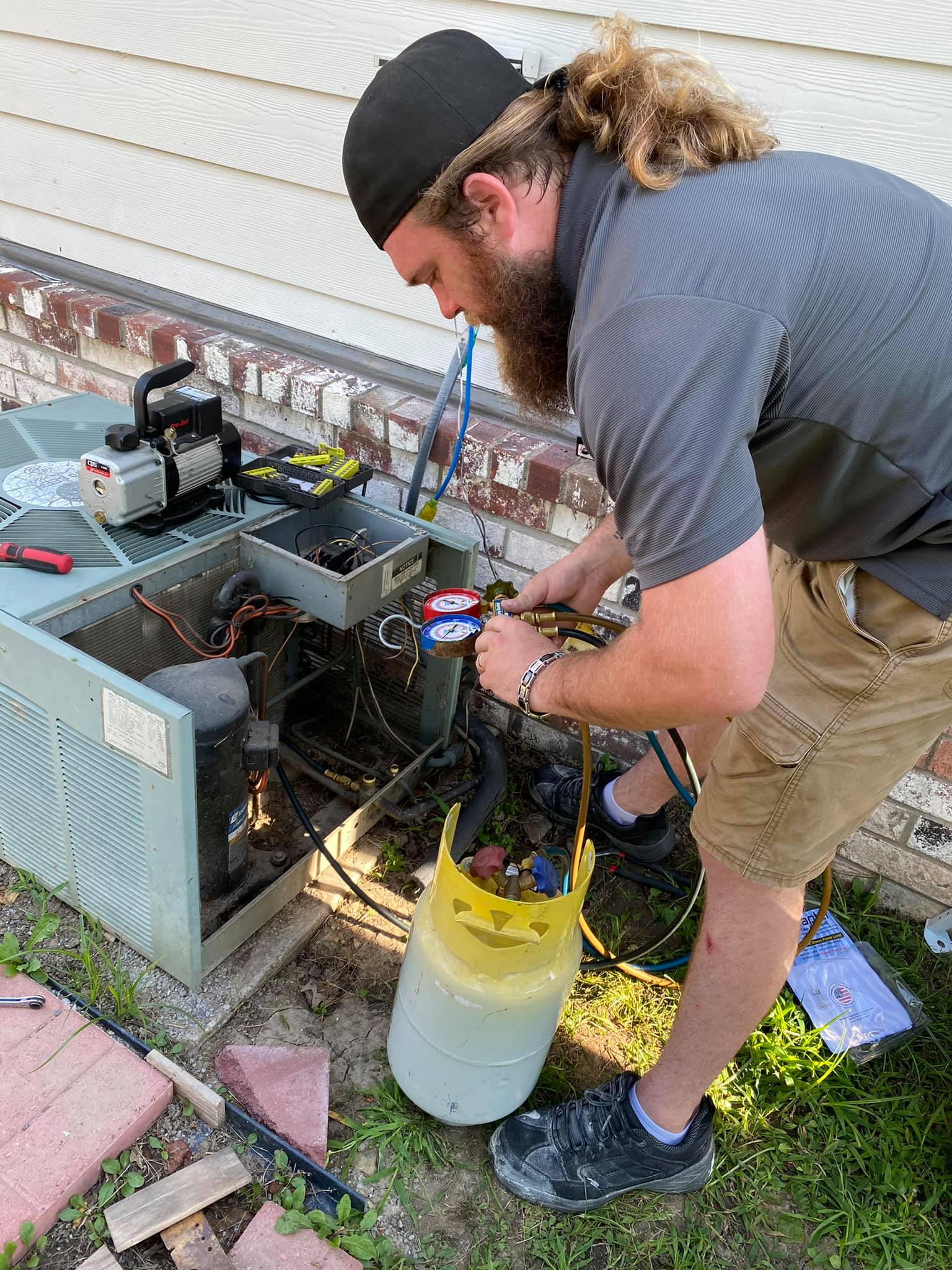 Burks Construction LLC. HVAC ad creative