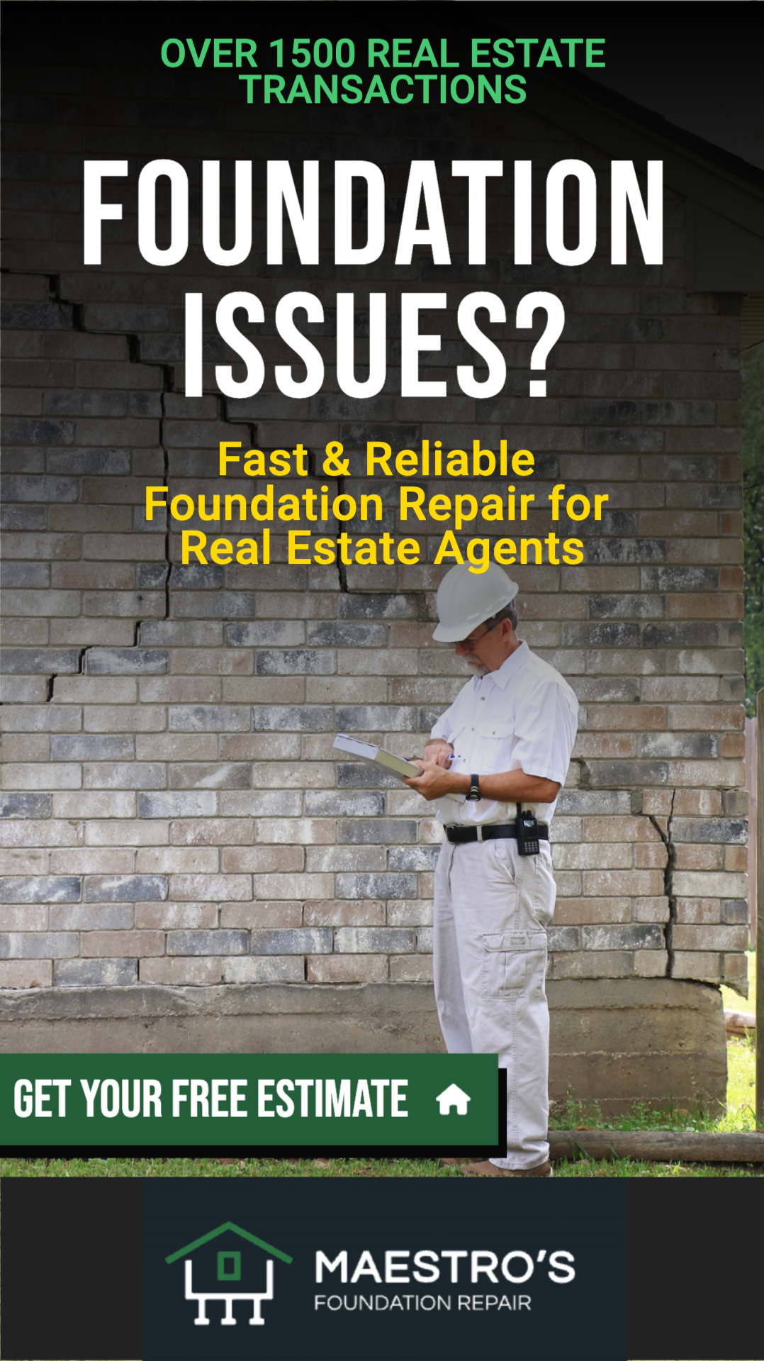 🚨 Foundation Repair for Real Estate Transactions