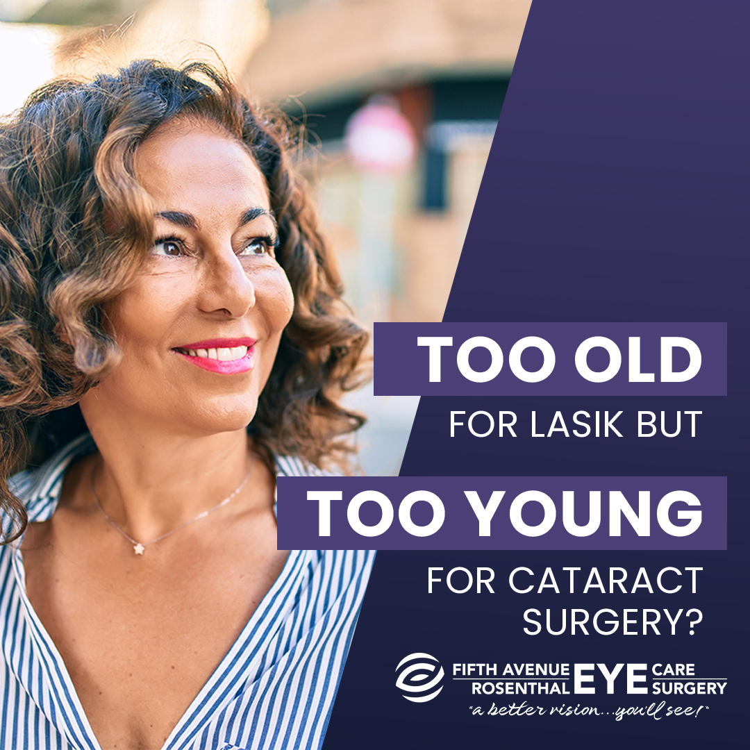 Fifth Avenue EyeCare/Rosenthal Eye Surgery Optometrist ad creative