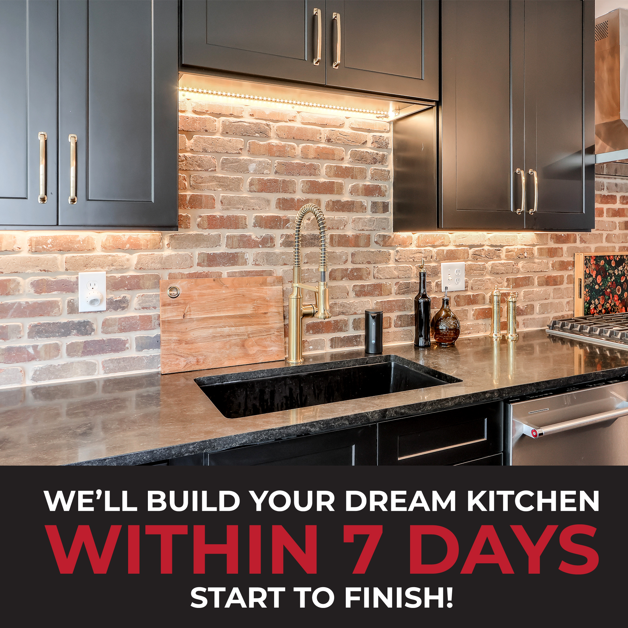 7 Day Kitchen Kitchen & Bath Remodeling ad creative