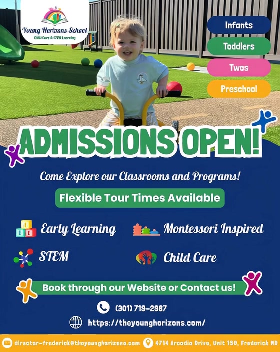 Young Horizons School - Frederick Preschool ad creative