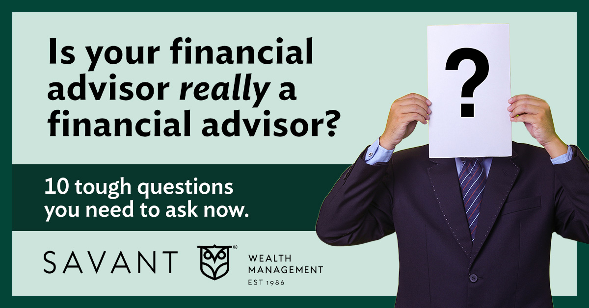 Savant Wealth Management Financial Advisor ad creative