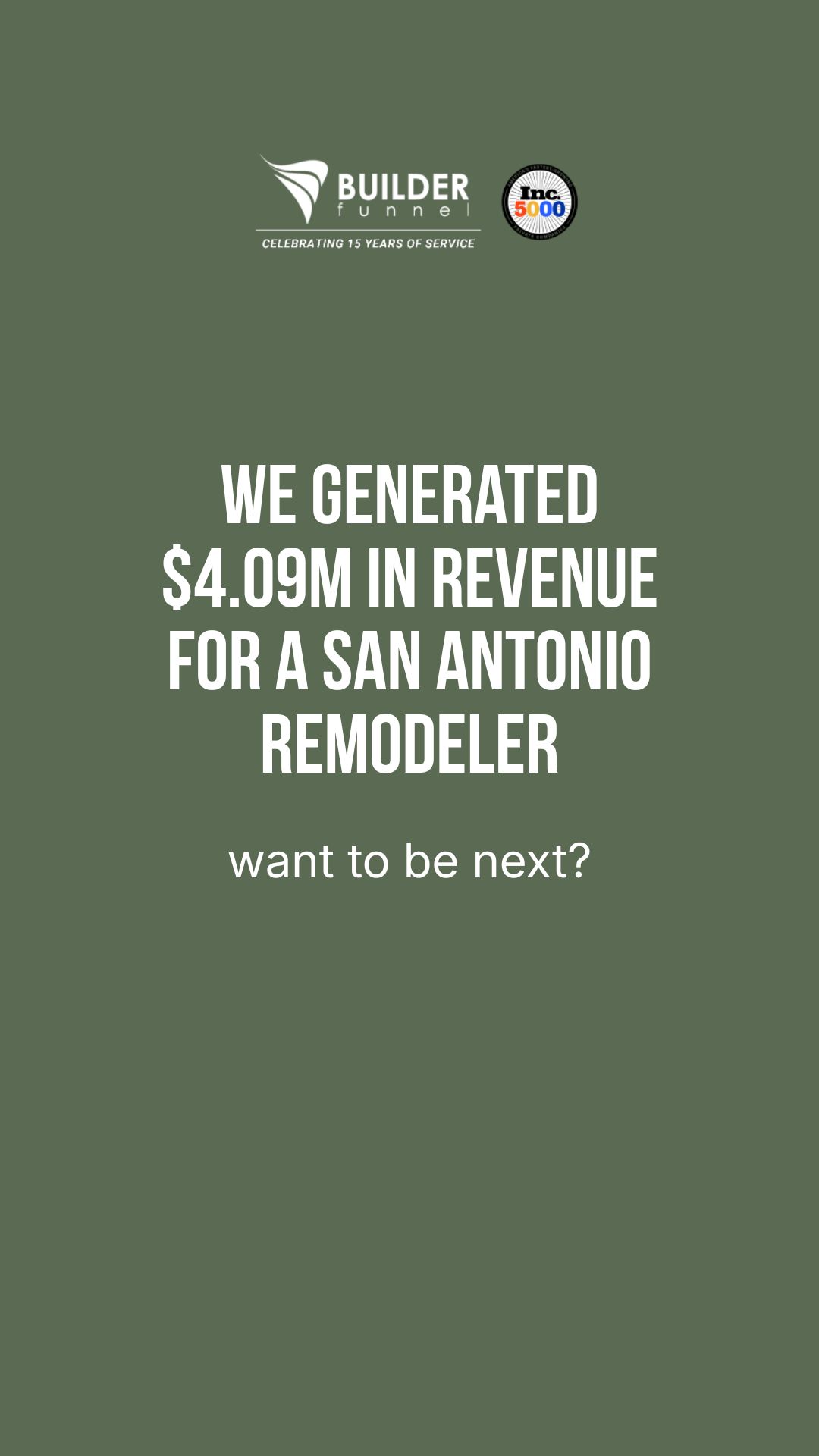 Builder Funnel Digital Marketing Agency ad creative