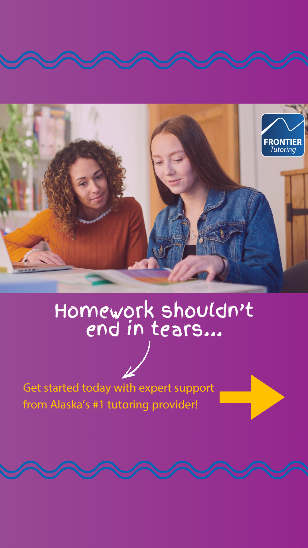 Frontier Tutoring Test Prep & Tutoring ad creative