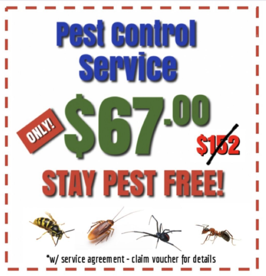 $67 Initial Pest Control