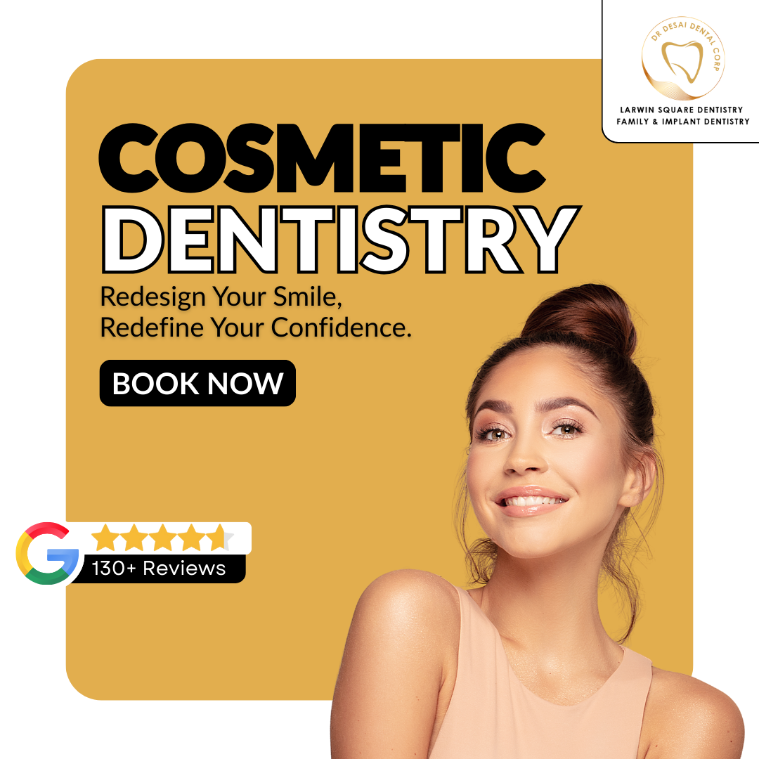 Larwin Square Dentistry Cosmetic Dentist ad creative