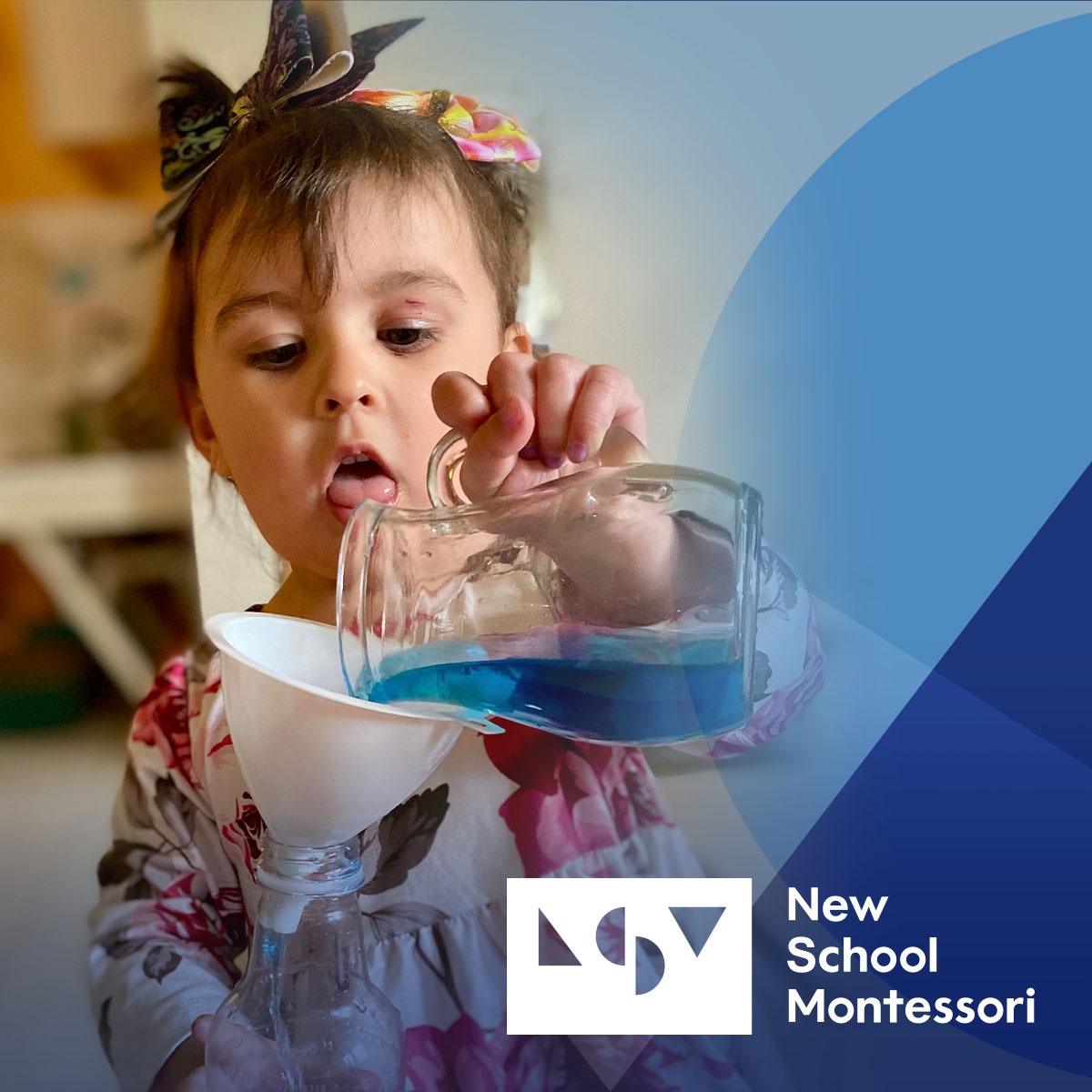 New School Montessori Preschool ad creative
