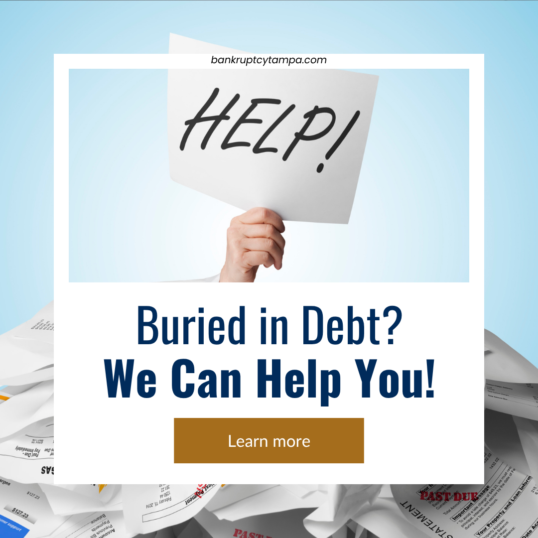 Debt Relief Law Offices of Tampa Bay, LLC Bankruptcy ad creative