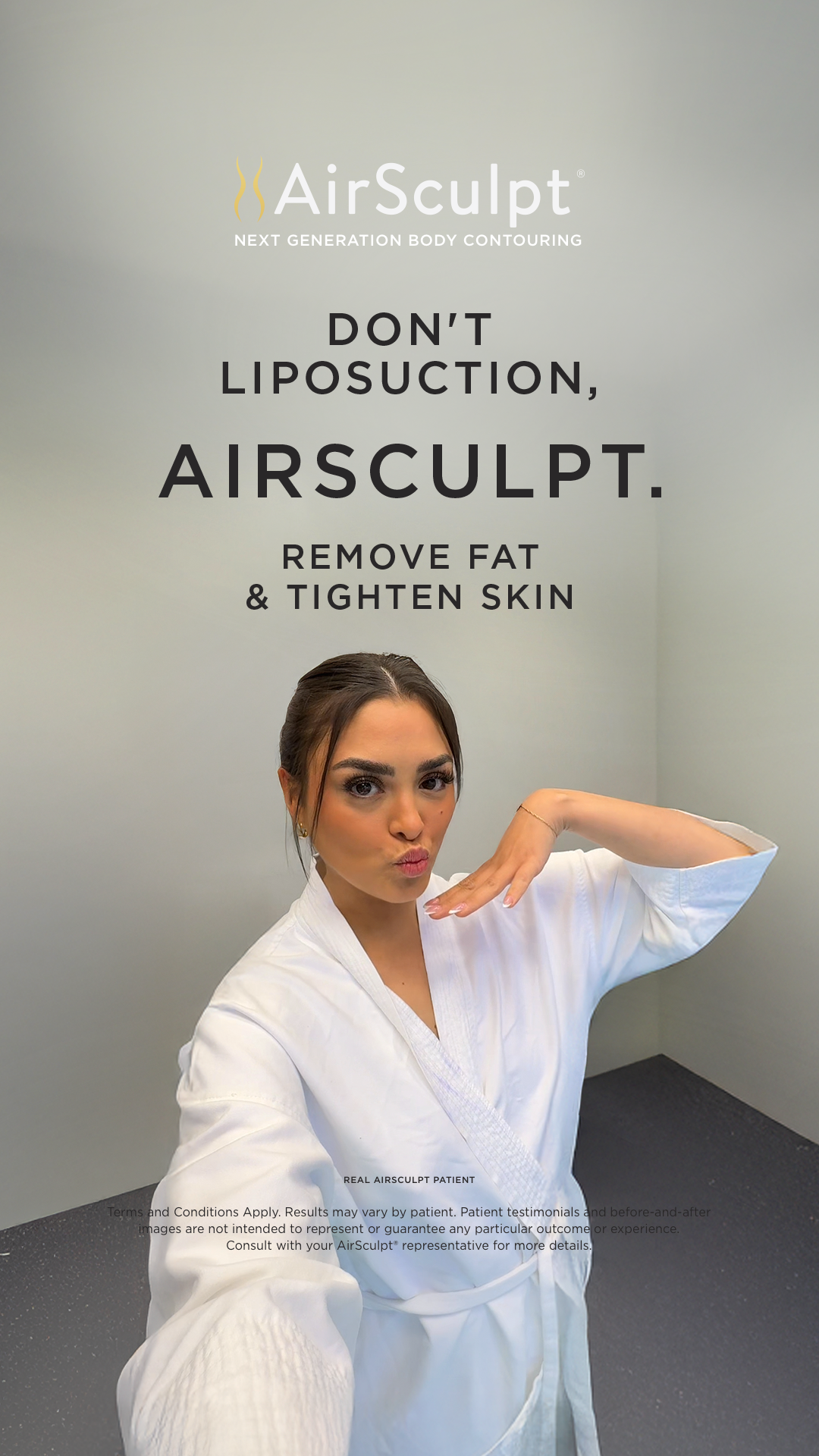 AirSculpt Med Spa ad creative