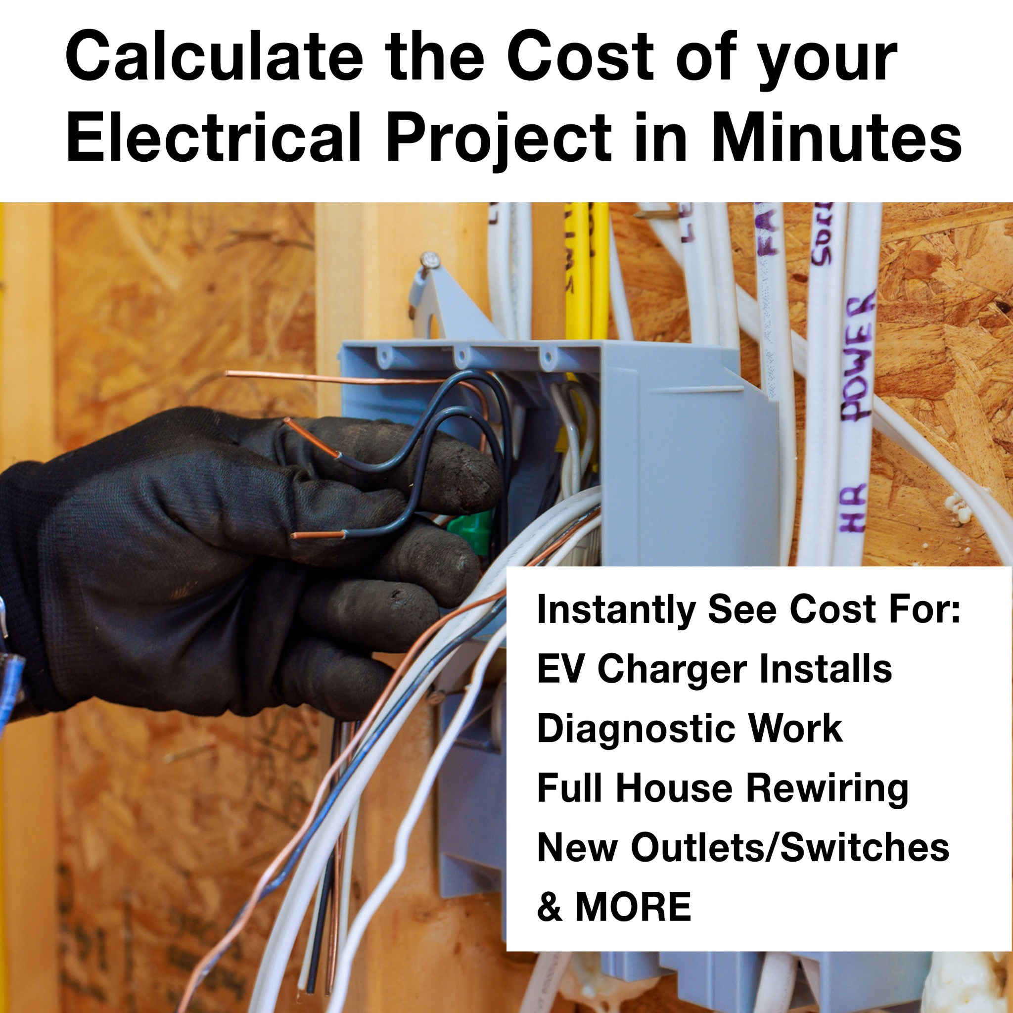 Home Improvement Calculator Electrician ad creative