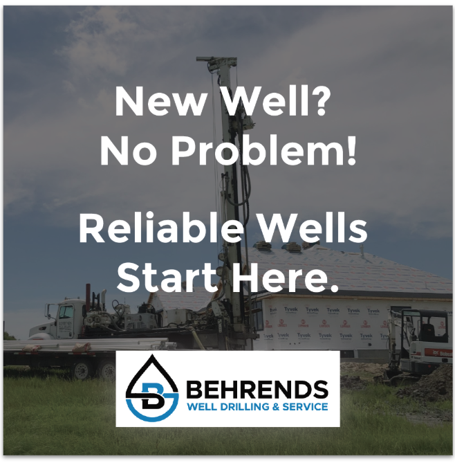 Behrends Well Drilling Well Service ad creative
