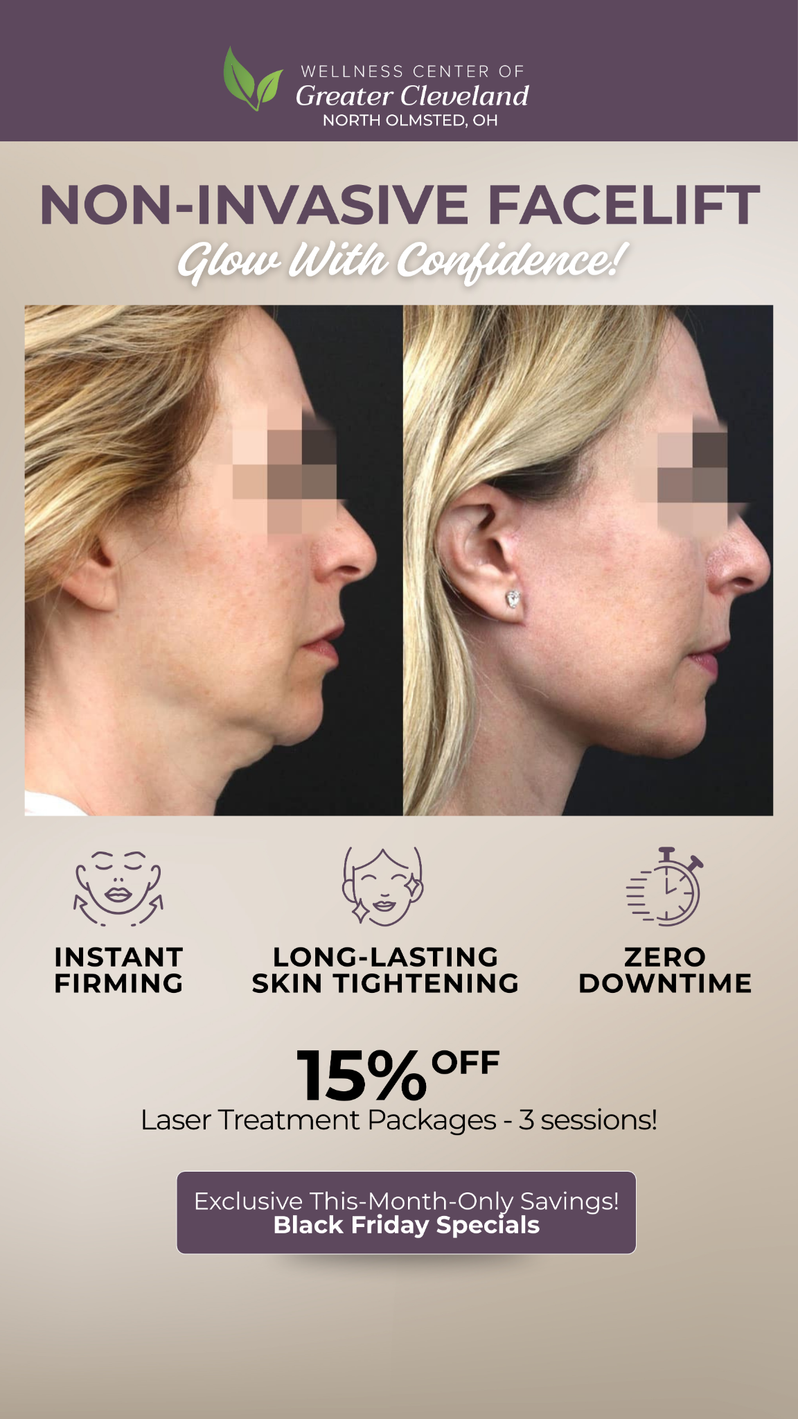 Wellness Center Cleveland Med Spa ad creative