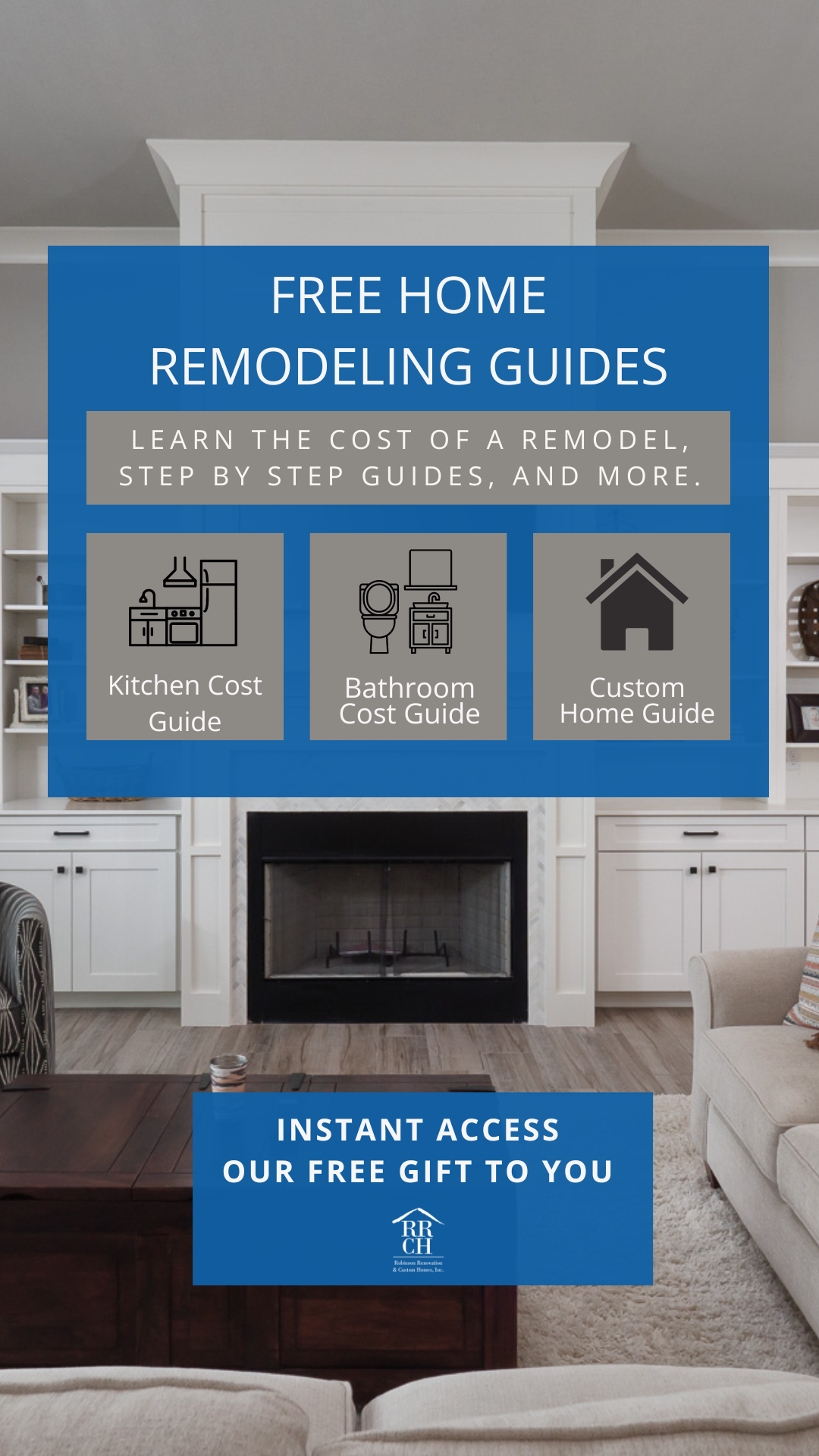 Robinson Renovation & Custom Homes, Inc. Kitchen & Bath Remodeling ad creative