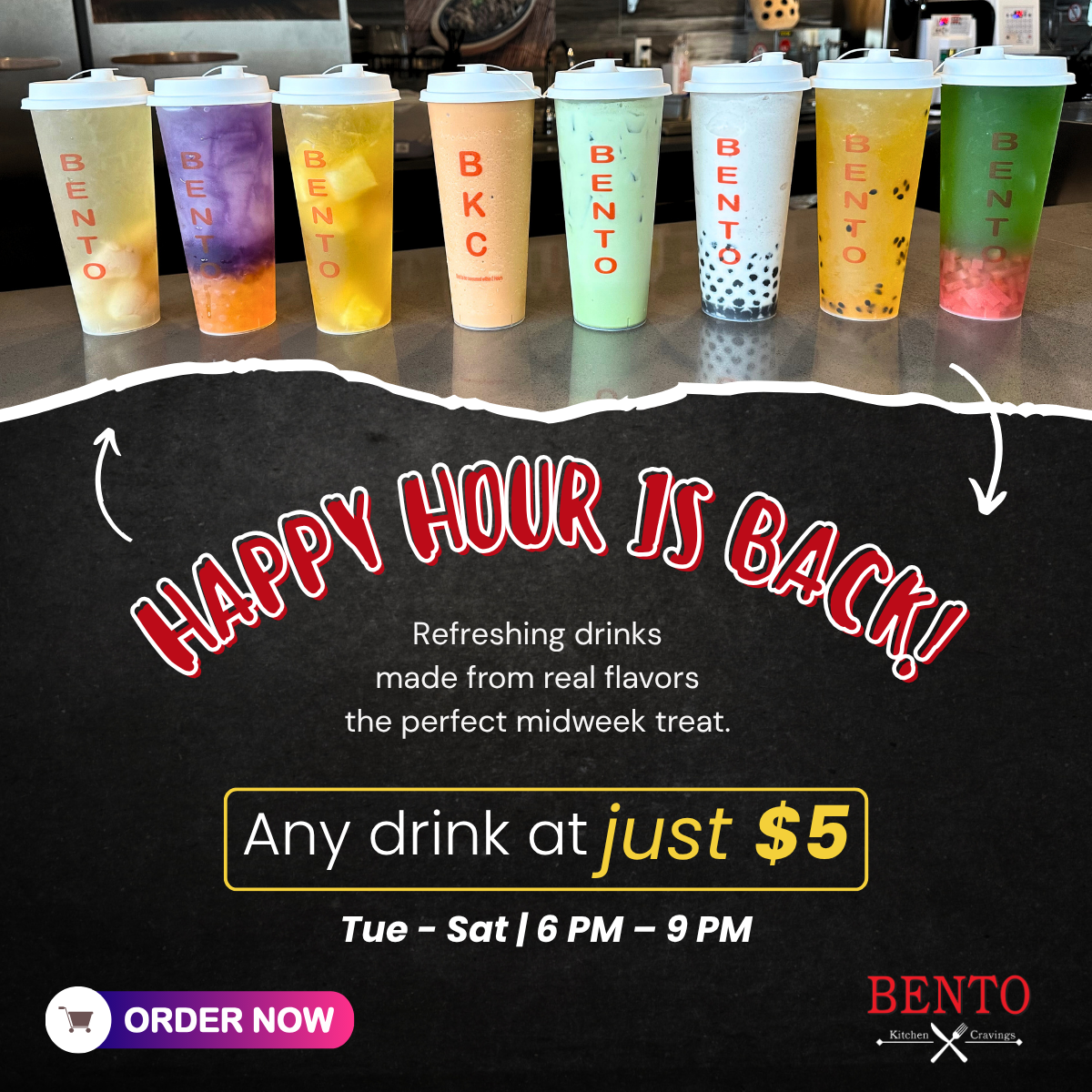 $5 Smoothies & Teas – Big Flavor, No Guilt