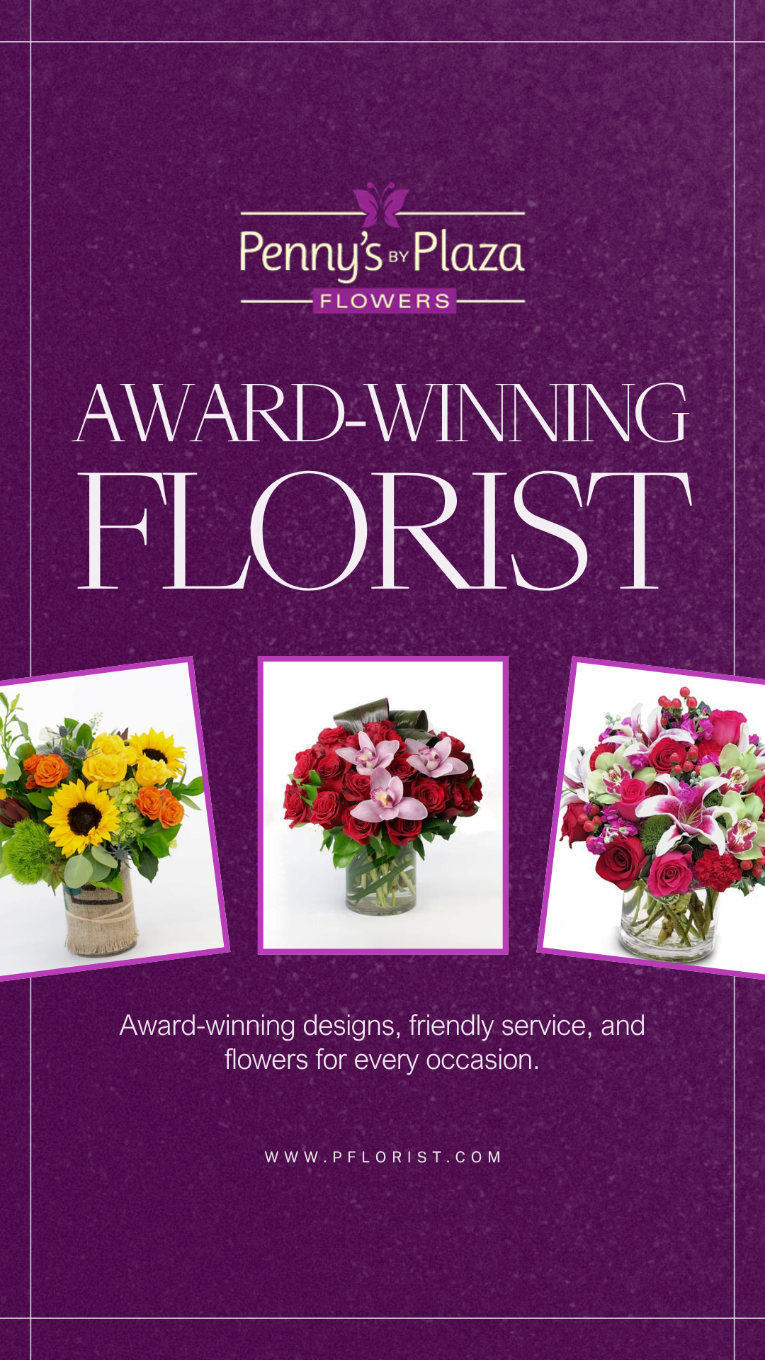 Penny's by Plaza Flowers Florist ad creative