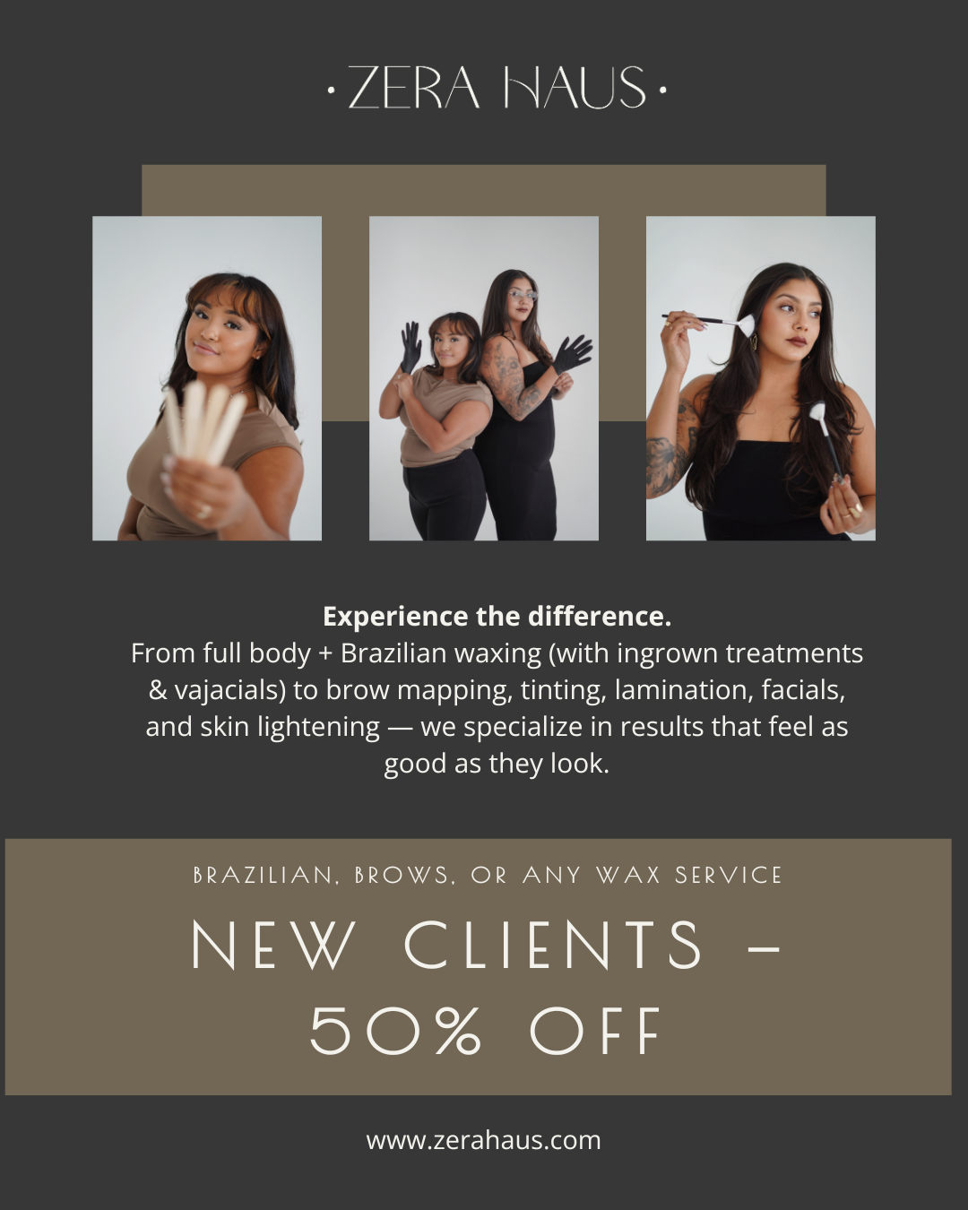 Zera Haus Med Spa ad creative