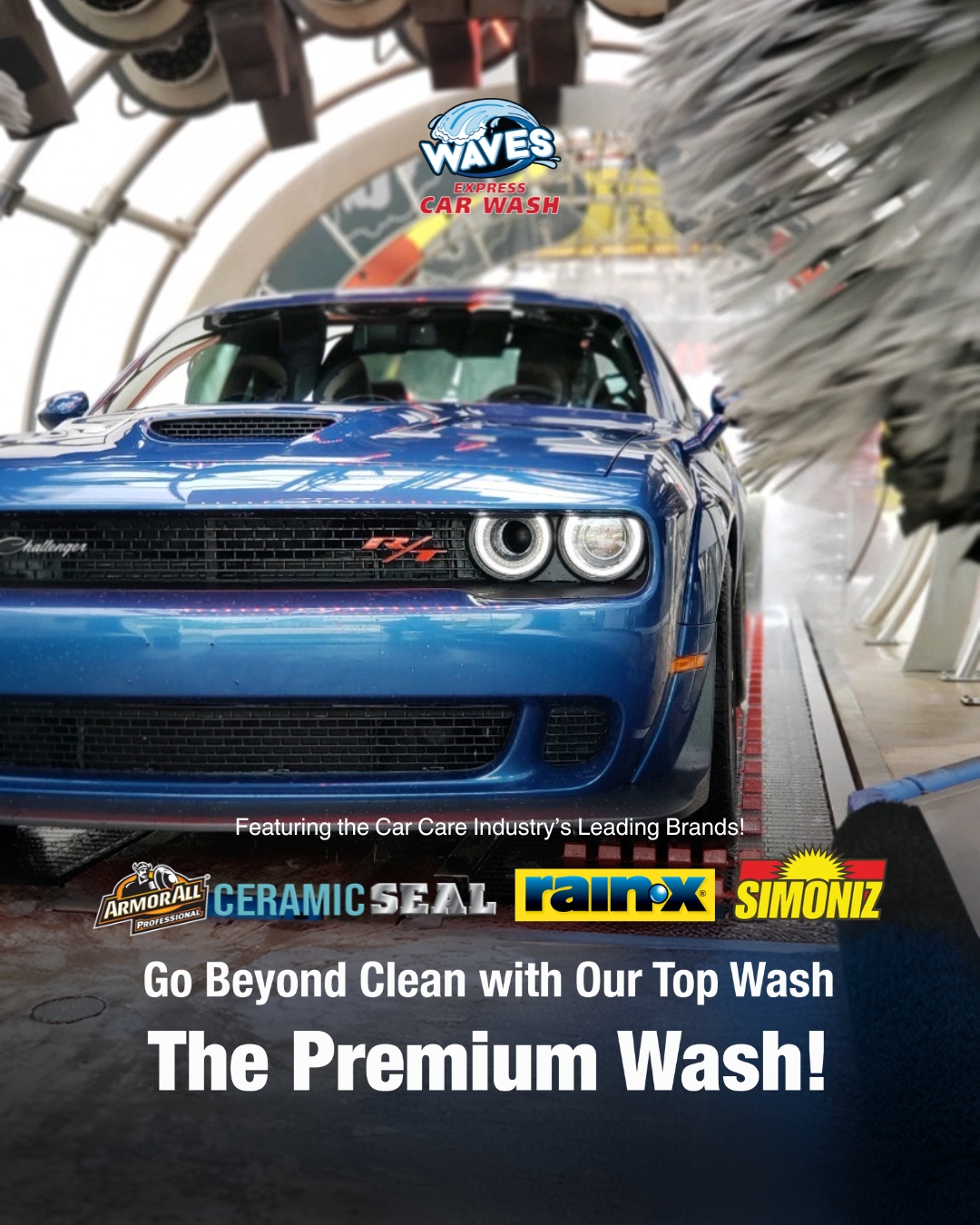 Waves Express Car Wash Car Wash ad creative