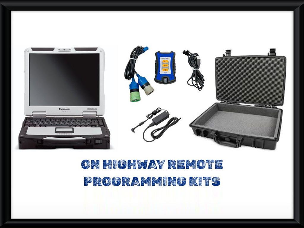 REMOTE PROGRAMMING KITS FOR FACTORY TRUCK OEM ON HIGHWAY PROGRAMMING CAT, CUMMINS, DETROIT, INTERNATIONAL, PACCAR, MACK, VOLVO, EATON AND MANY MORE !!