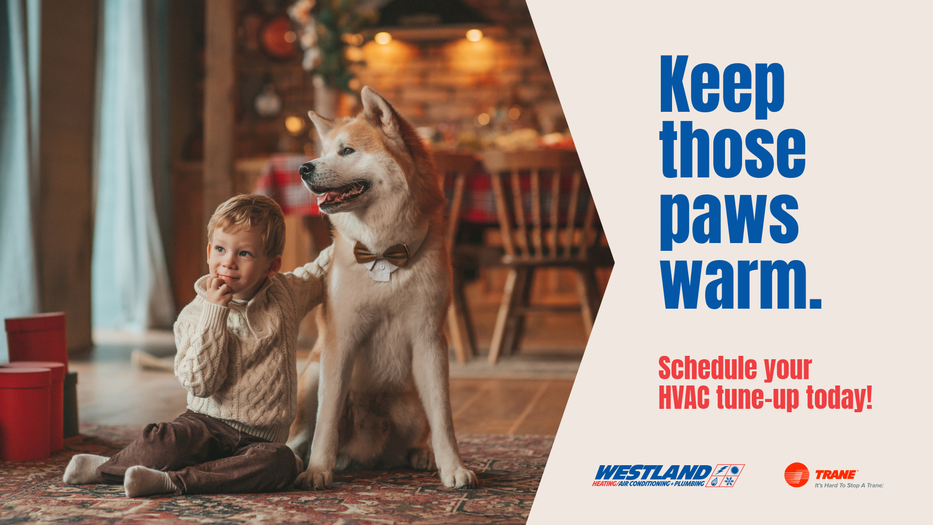 Westland Heating, Air Conditioning and Plumbing HVAC ad creative