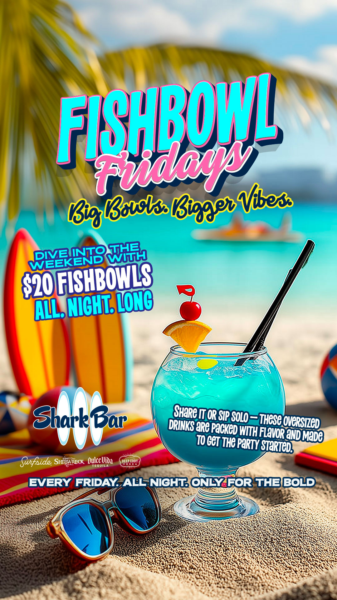 Shark Bar Orlando Restaurant ad creative