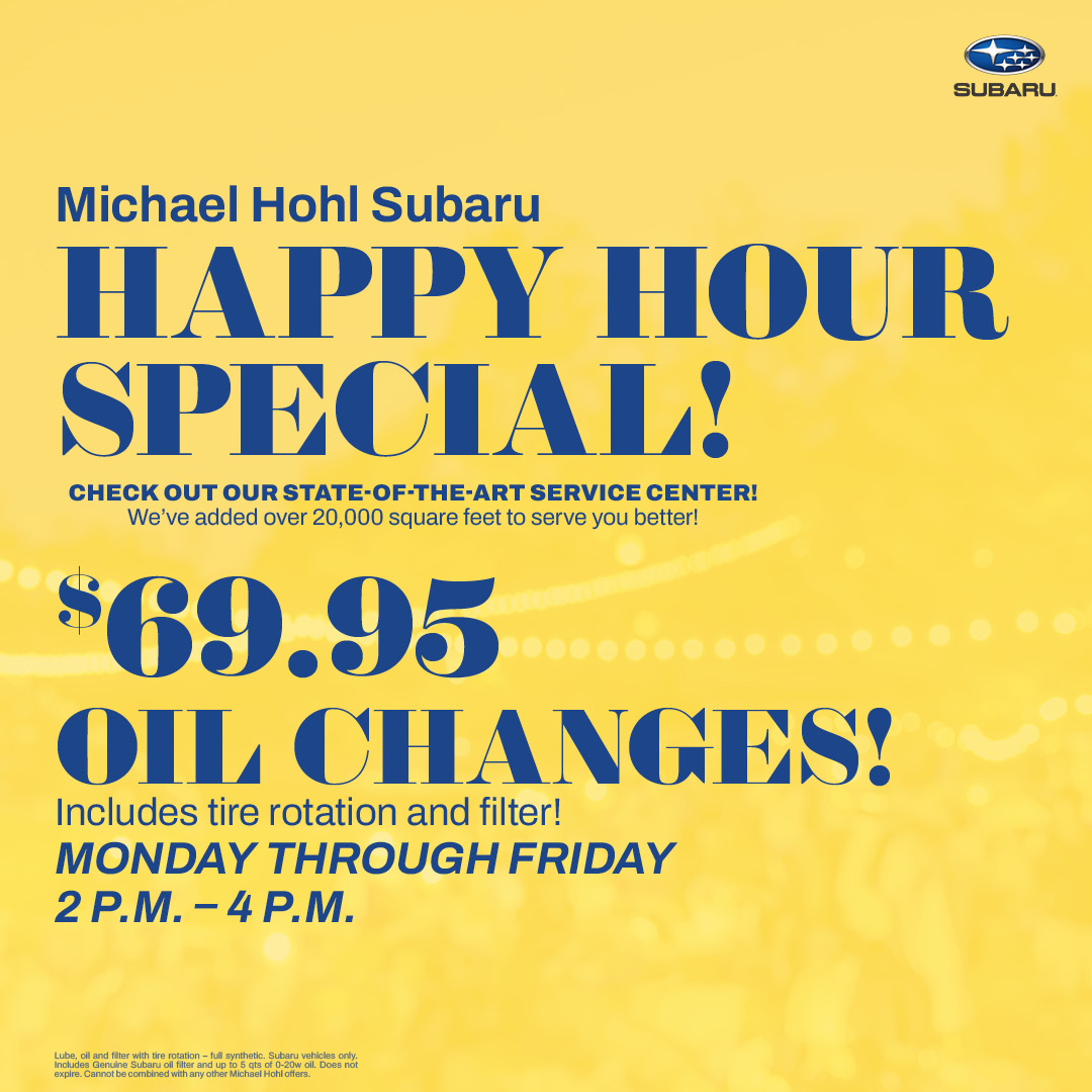 Michael Hohl Subaru Auto Repair ad creative