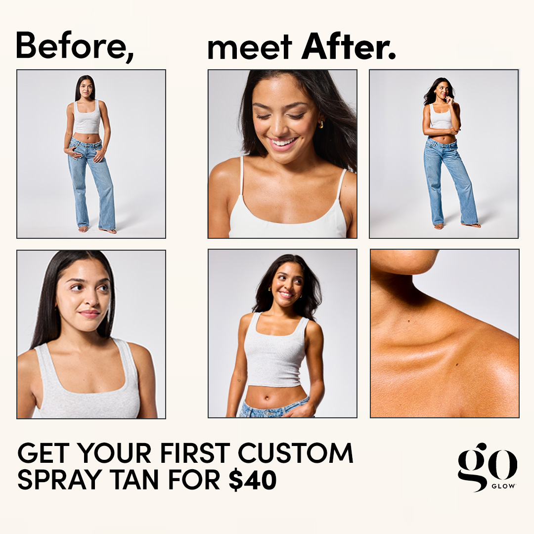 goGLOW Tanning Salon ad creative