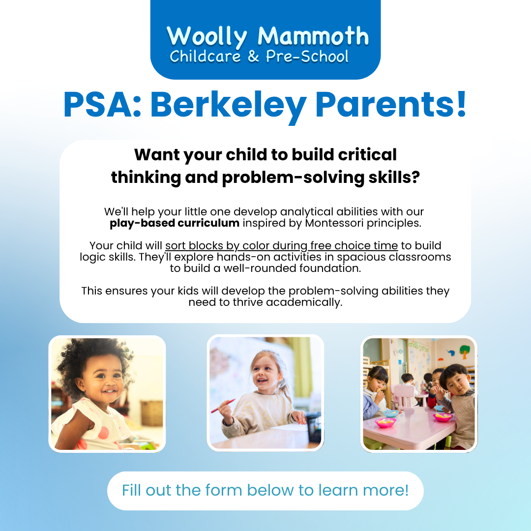 Woolly Mammoth Childcare and Preschool Preschool ad creative