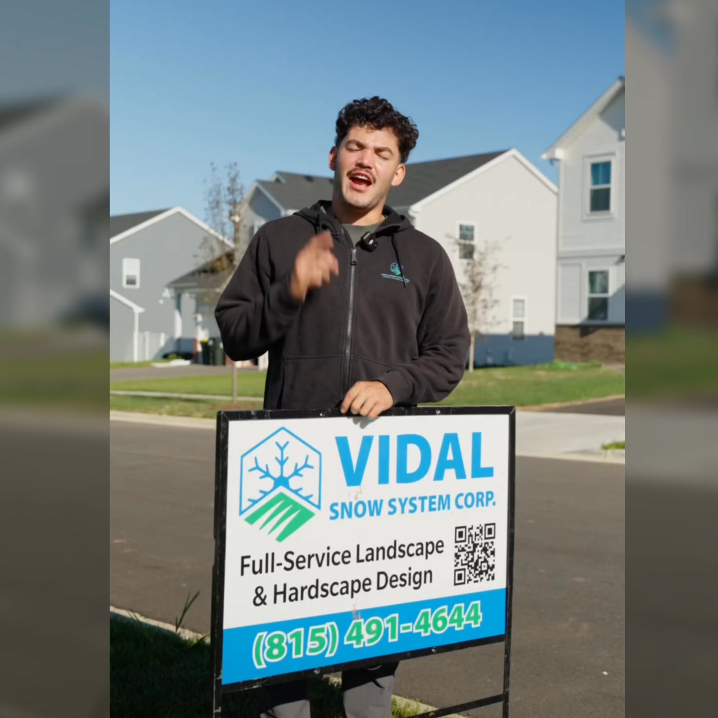 Vidal Snow System Corp. Landscaping ad creative