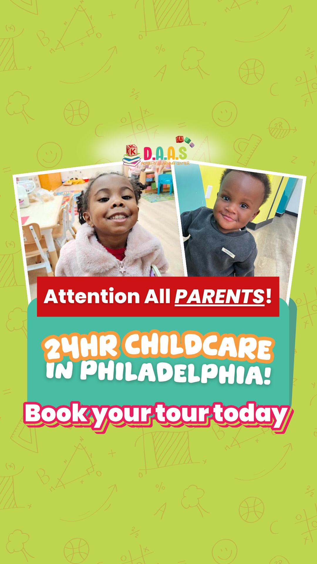 KDAAS Academy Learning Center Preschool ad creative