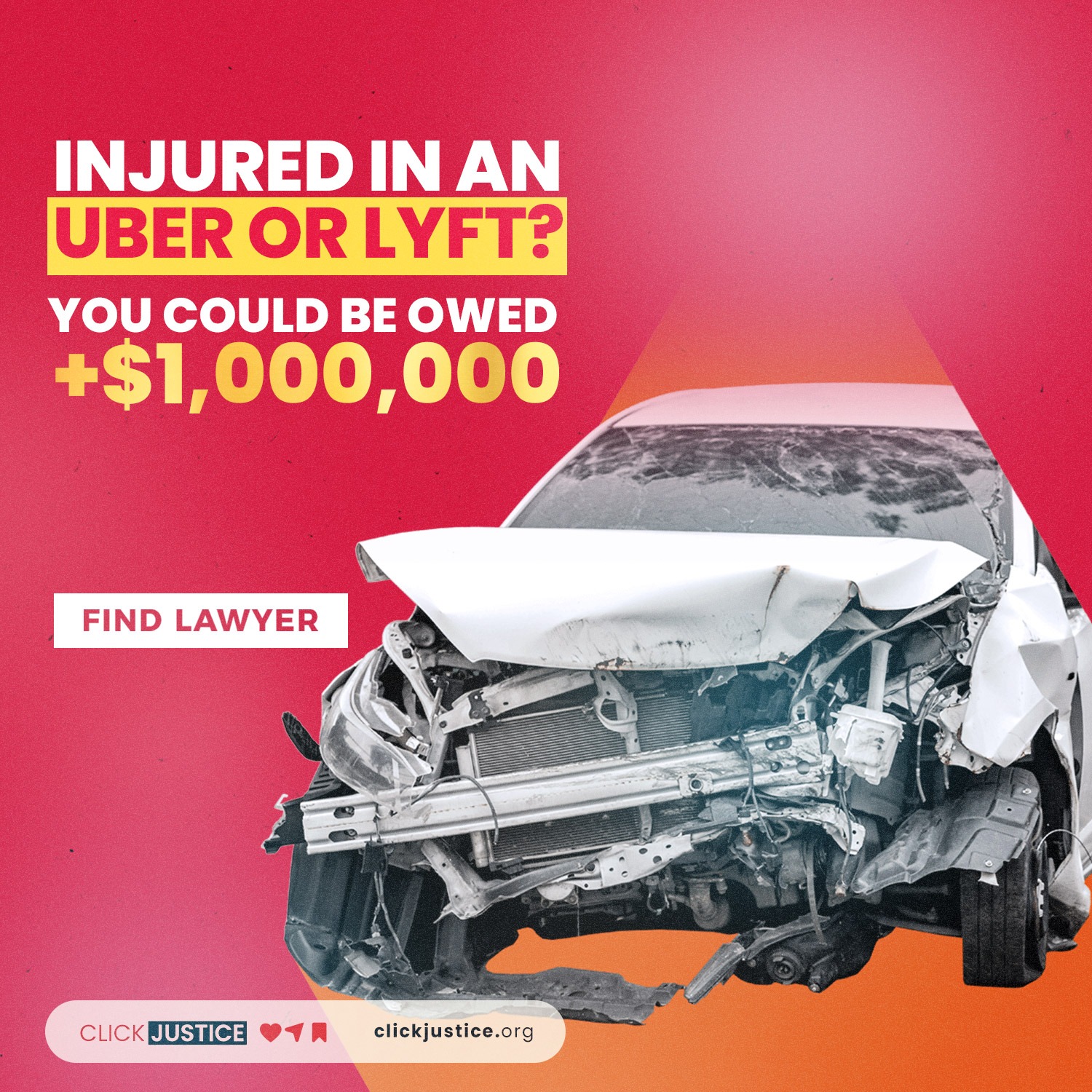 🚗💥 Injured in an Uber or Lyft? You Could Be Owed Up to $1,000,000