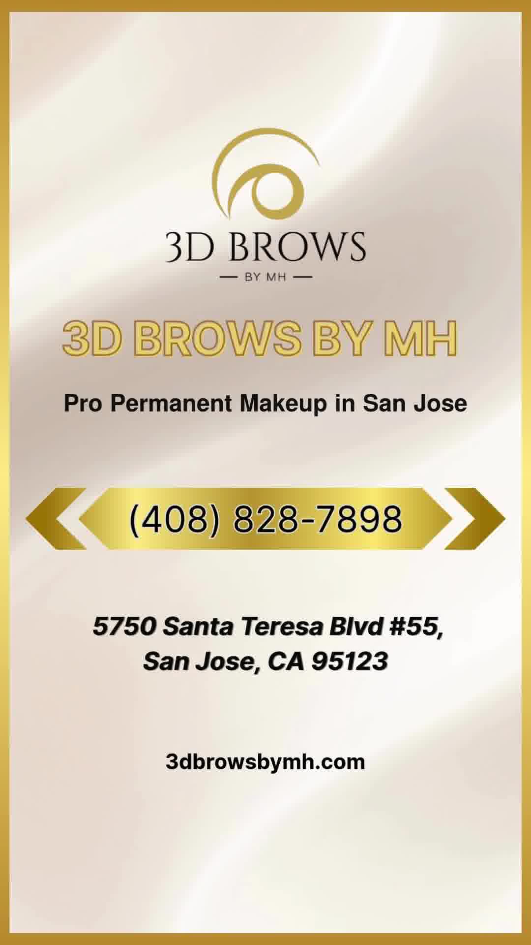 3D BROWS BY MH Eyelash & Brow Studio ad creative