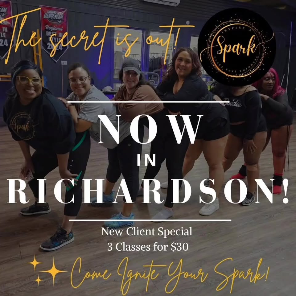 Inspire a Spark: Dance That Empowers Dance Studio ad creative