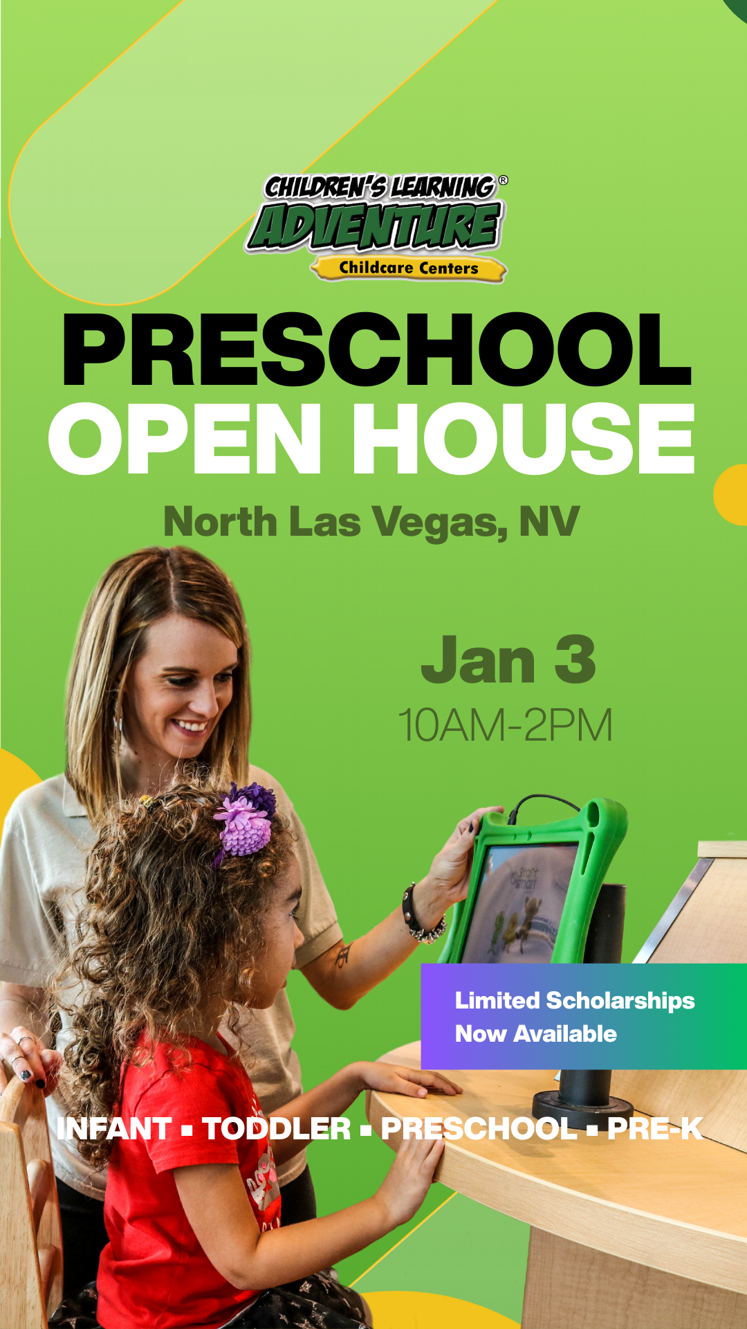 Children's Learning Adventure-North Las Vegas Preschool ad creative