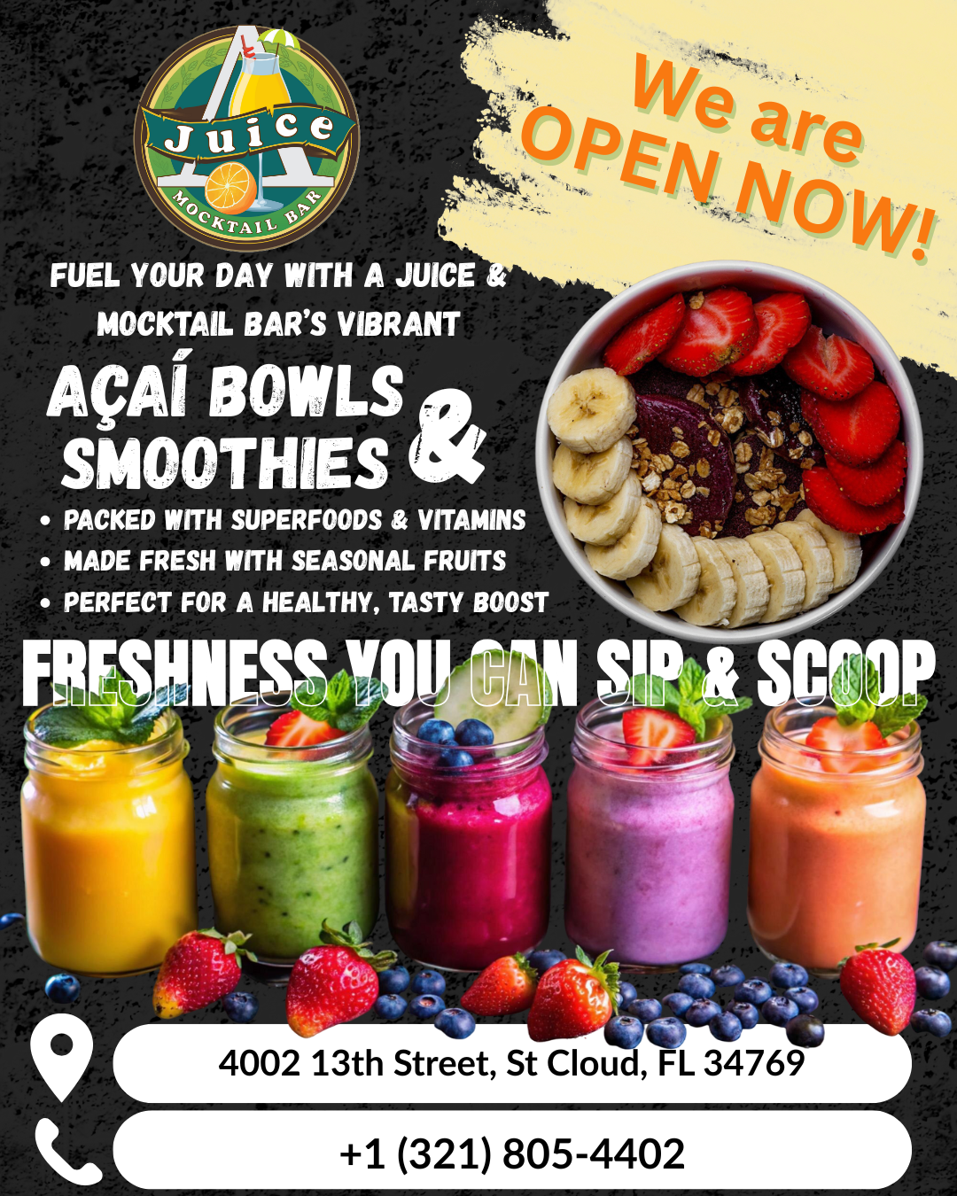 A Juice & Mocktail Bar