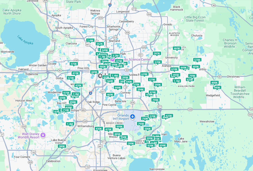 Search Central Florida Home Listings Real Estate Agent ad creative