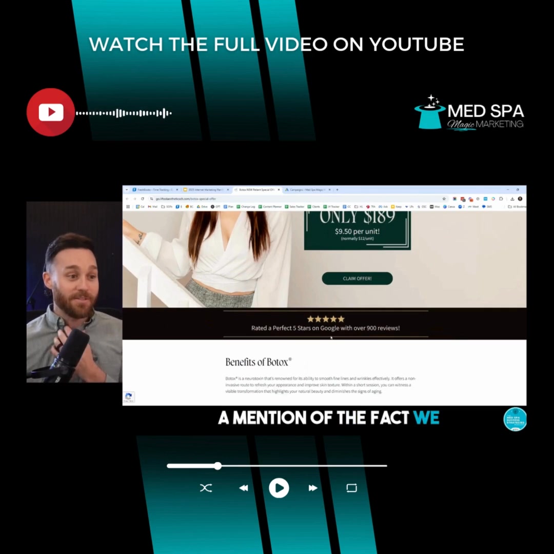 Med Spa Magic Marketing Digital Marketing Agency ad