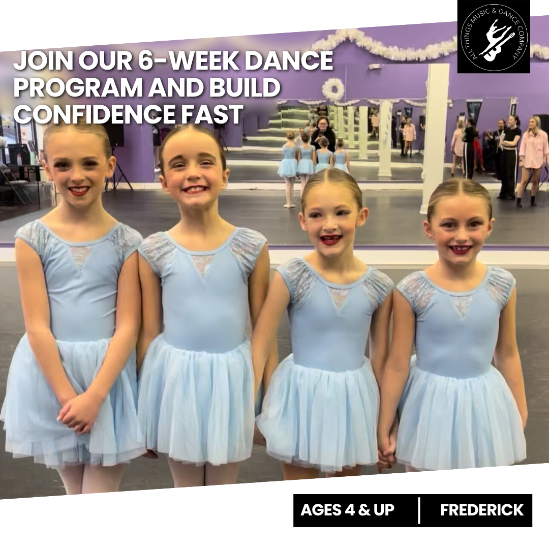 All Things Music & Dance Co. Dance Studio ad creative