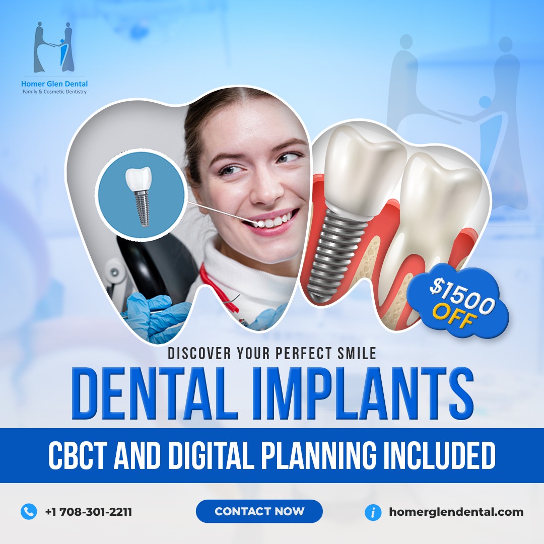 Homer Glen Dental Implant Dentist ad creative