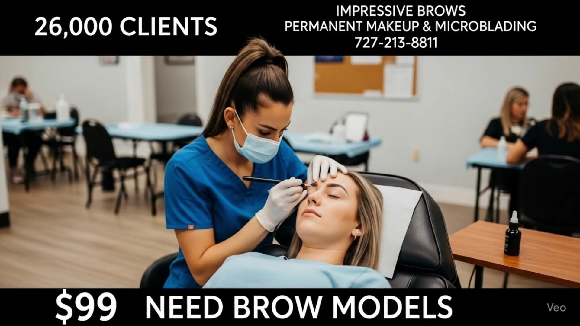 Impressive Brows Semi-Permanent Makeup & Microblading Eyelash & Brow Studio ad creative