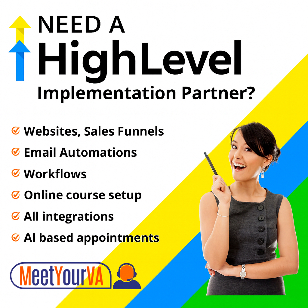 MeetyourVa GoHighLevel Resellers ad creative