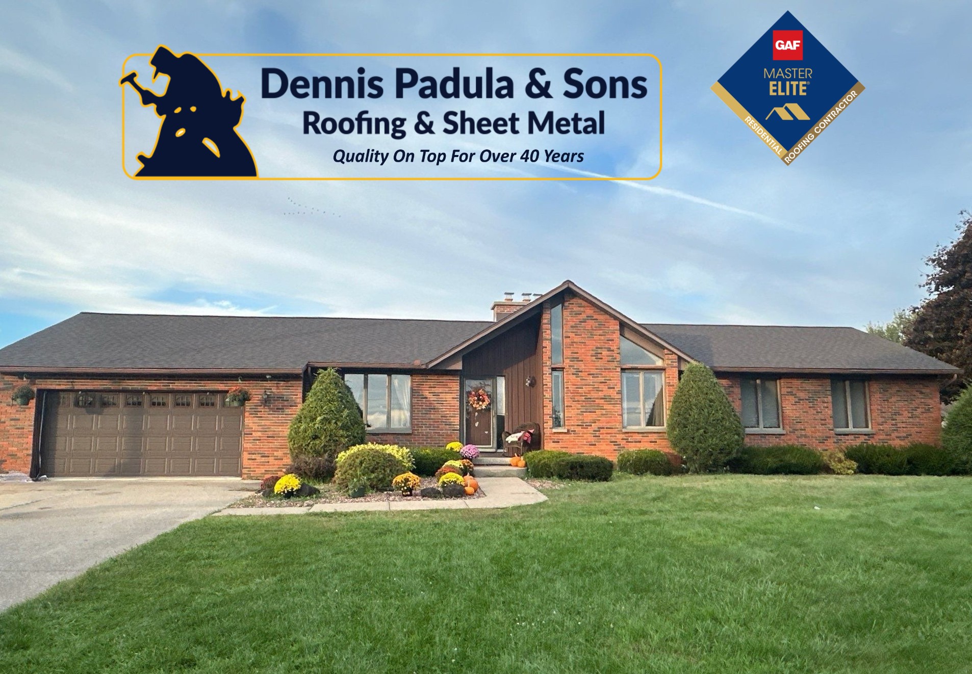 Dennis Padula & Sons Roofing & Sheet Metal Roofing ad creative