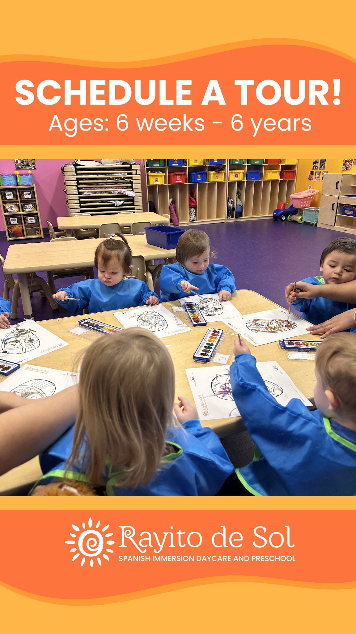 Rayito de Sol Spanish Immersion Early Learning Center Preschool ad creative