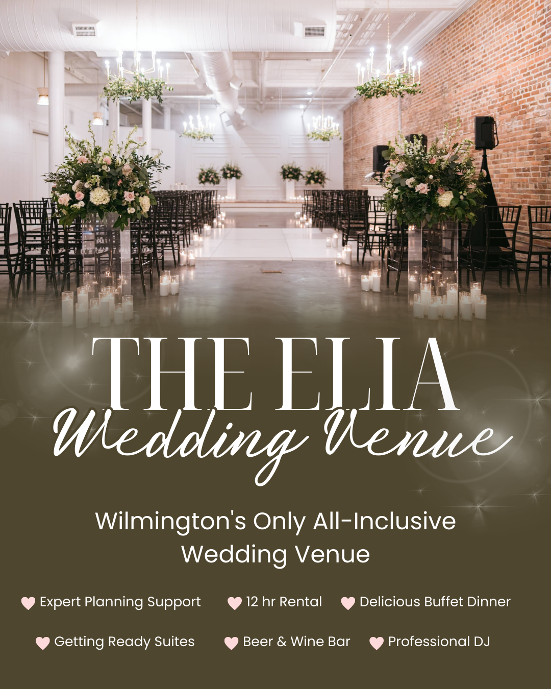 Wilmington's ONLY All-Inclusive Wedding Venue