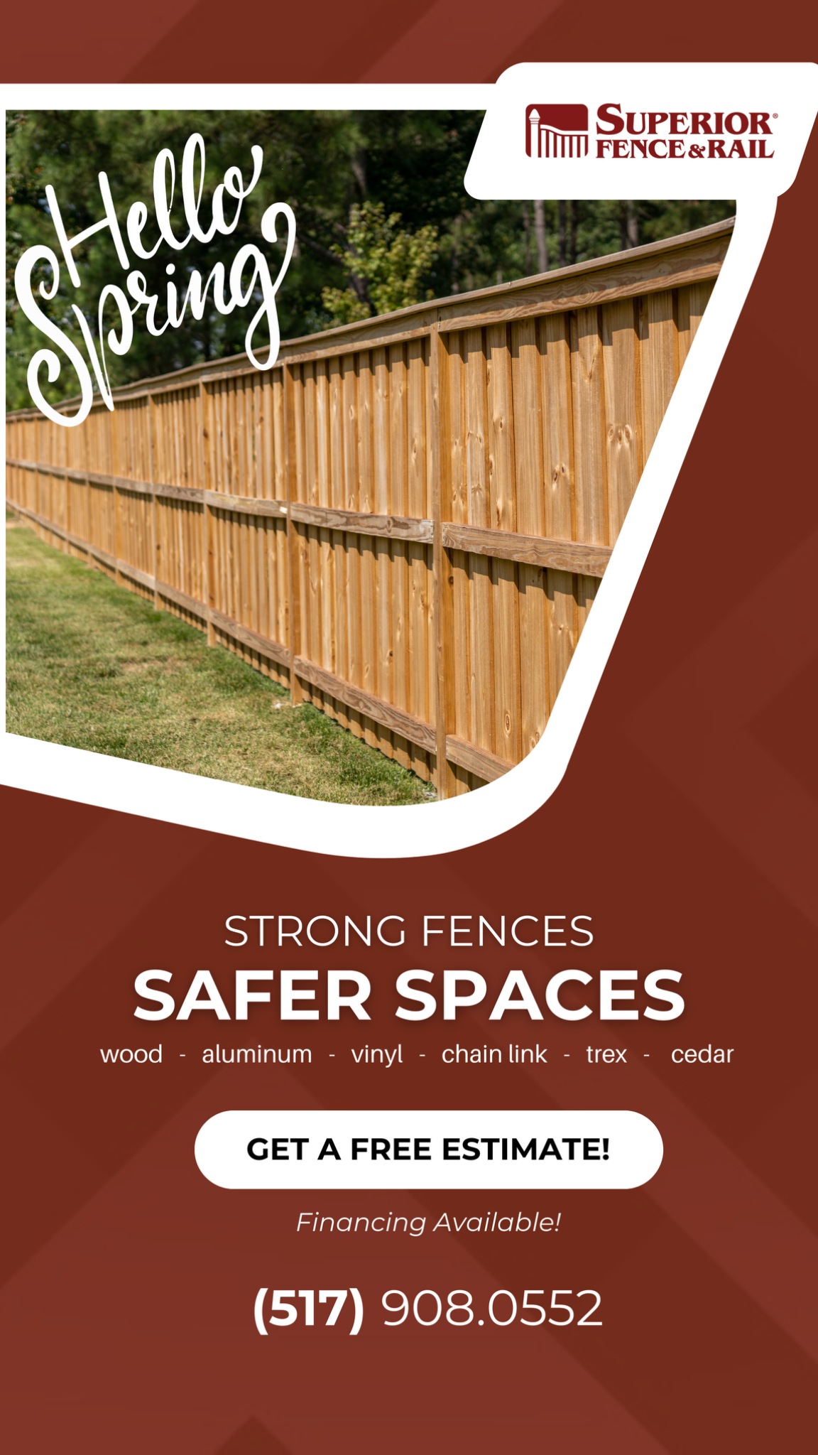 Spring is Here! Get Your Fence Now
