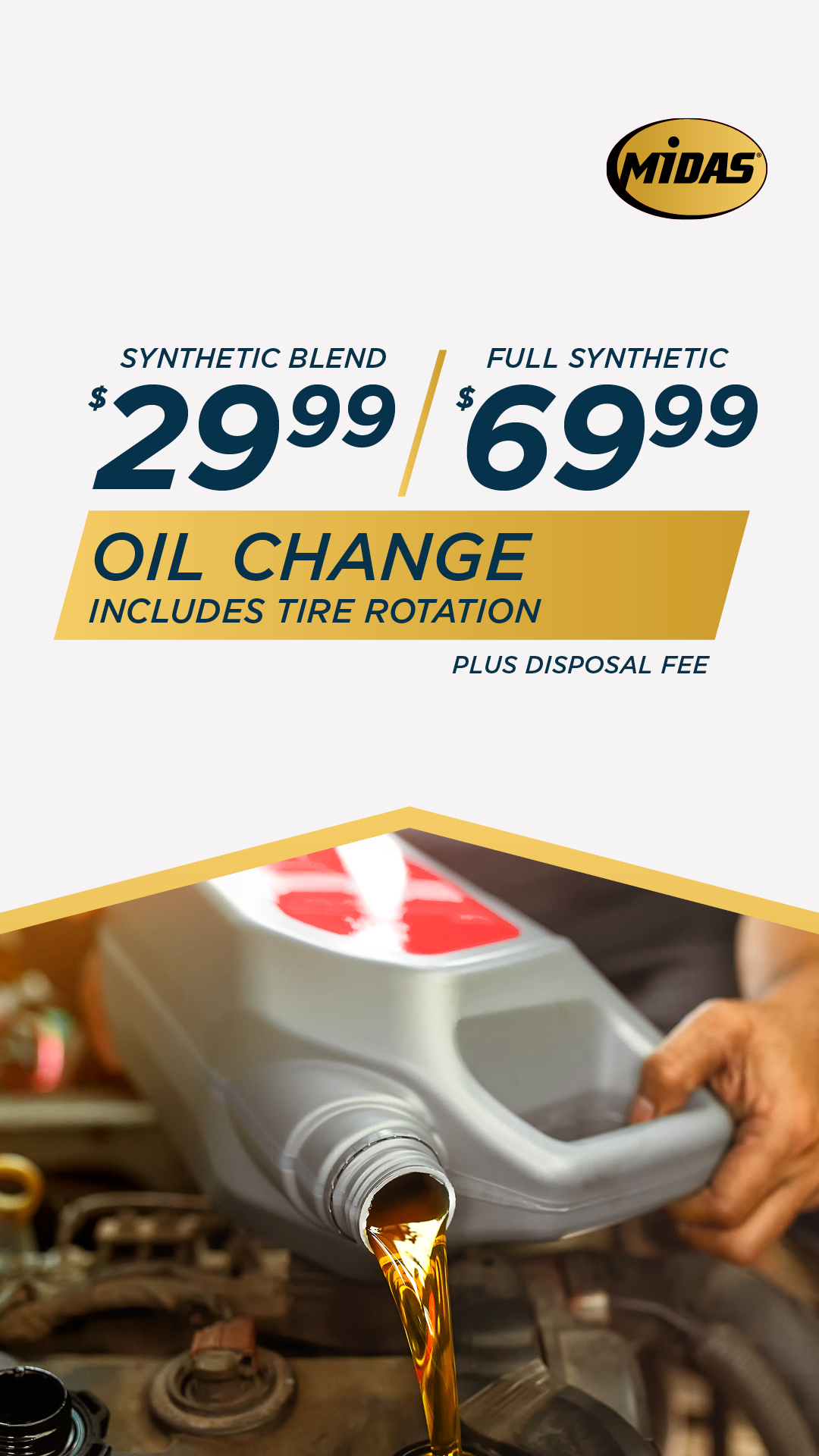 Midas Auto Repair ad creative